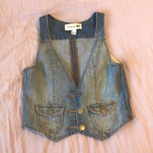 Denim vest